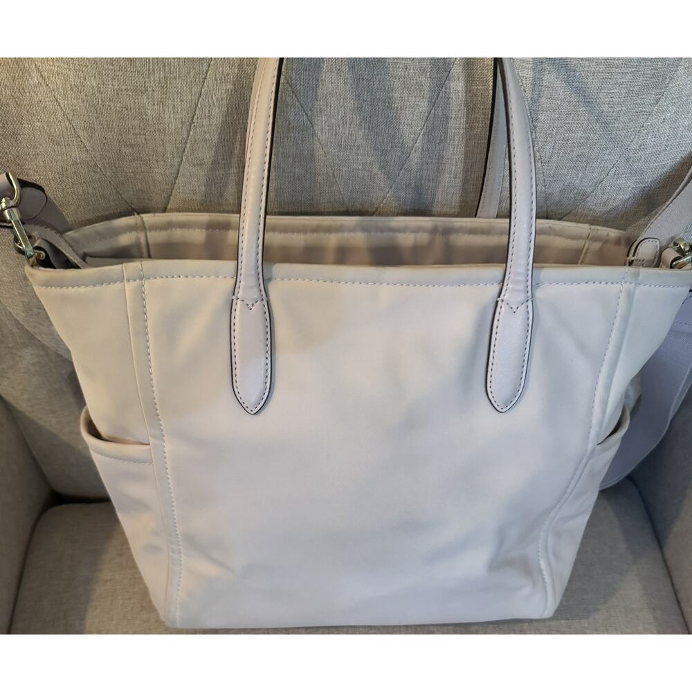 New Kate Spade Chelsea Nylon Medium Satchel Tote Crossbody Pink $299 Msrp - Picture 8 of 12